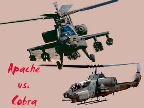 Difference Between Cobra And Apache Helicopters With Fire Power