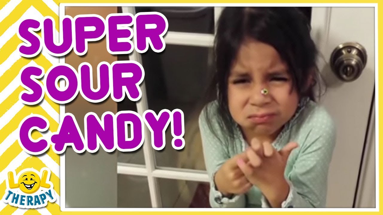 Kids Trying Sour Candy Sour Candy 1, Kids 0 LOL Therapy on AFV