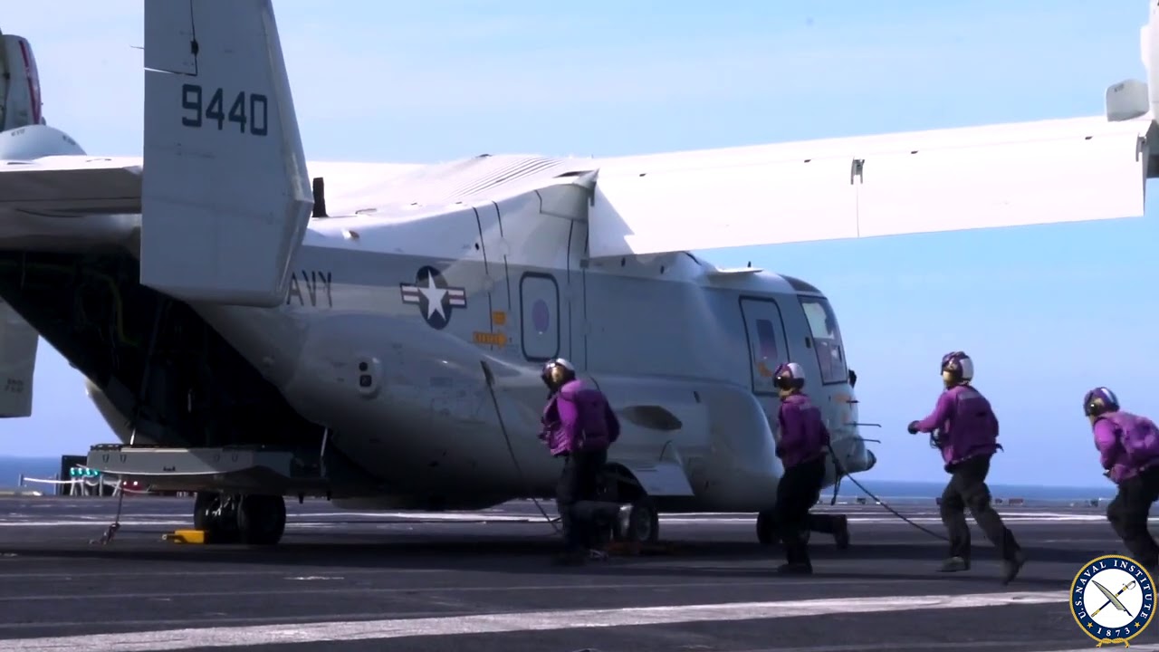 Navy's New CMV-22B COD Operates on Carrier for the First Time | RallyPoint