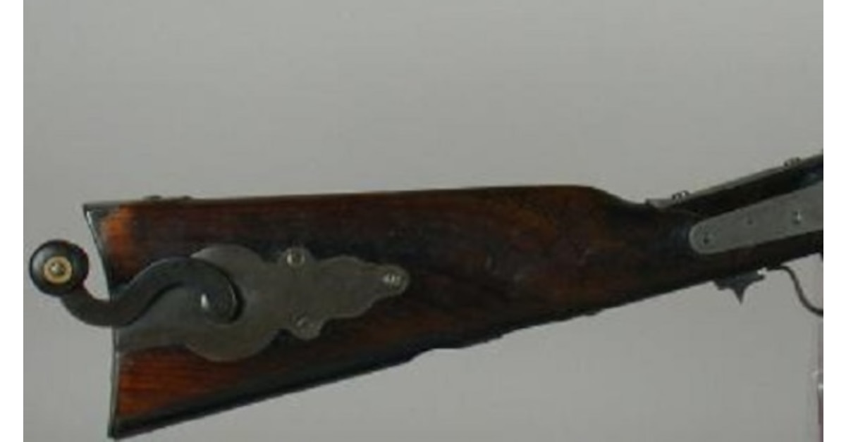 The 'coffee grinder' Sharps Carbine with a mill right in the stock (10