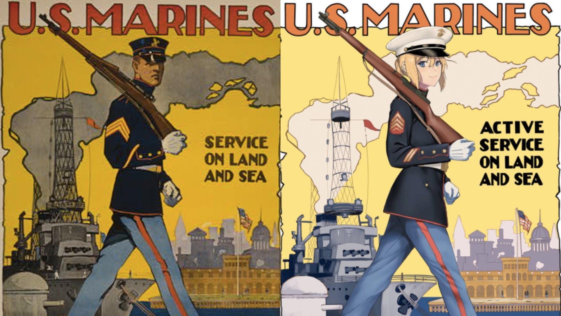 A Marine s Anime style Recruitment Posters Are Going Viral RallyPoint