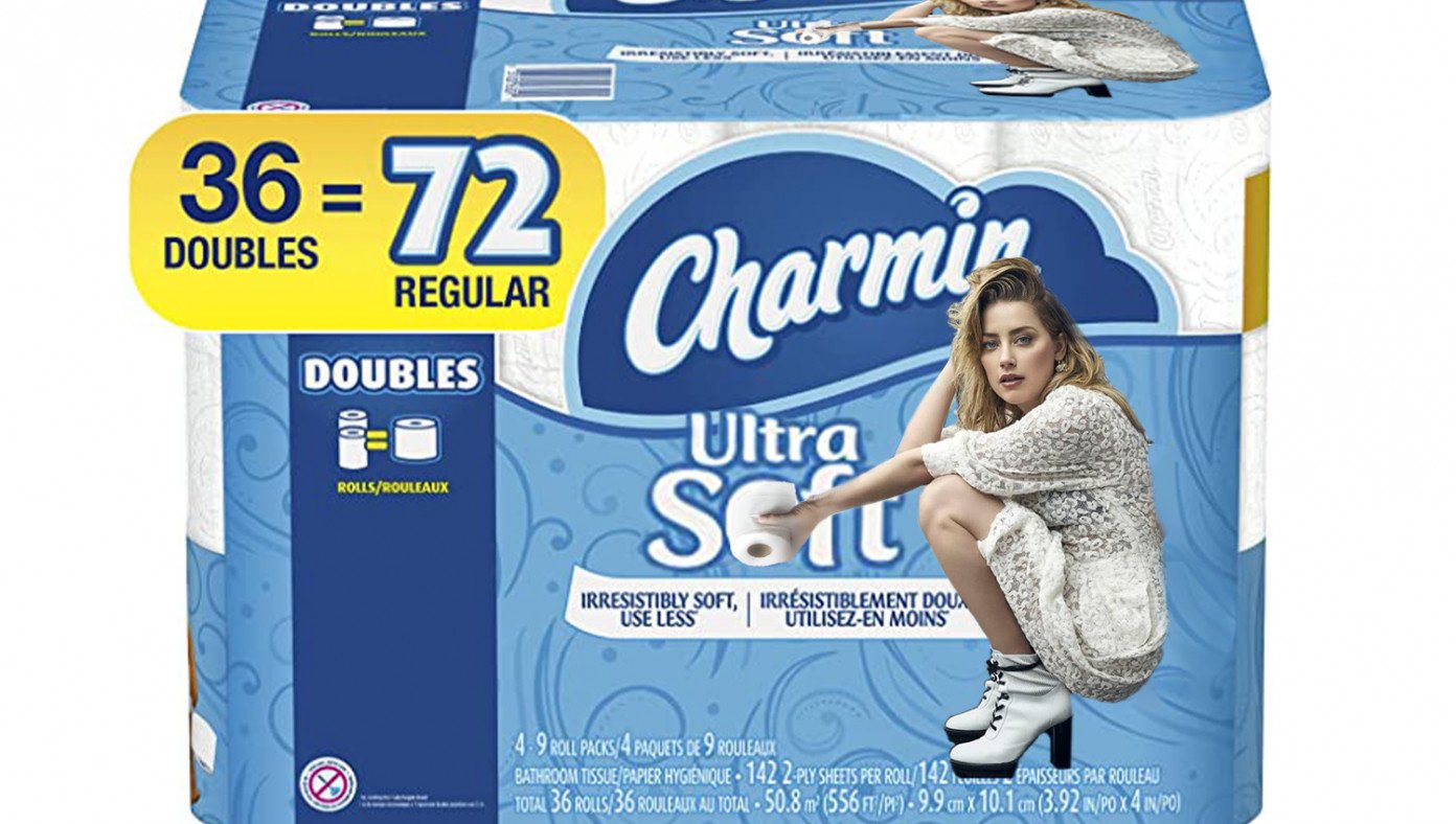 Amber Heard Lands Endorsement Deal With Charmin Toilet Paper RallyPoint