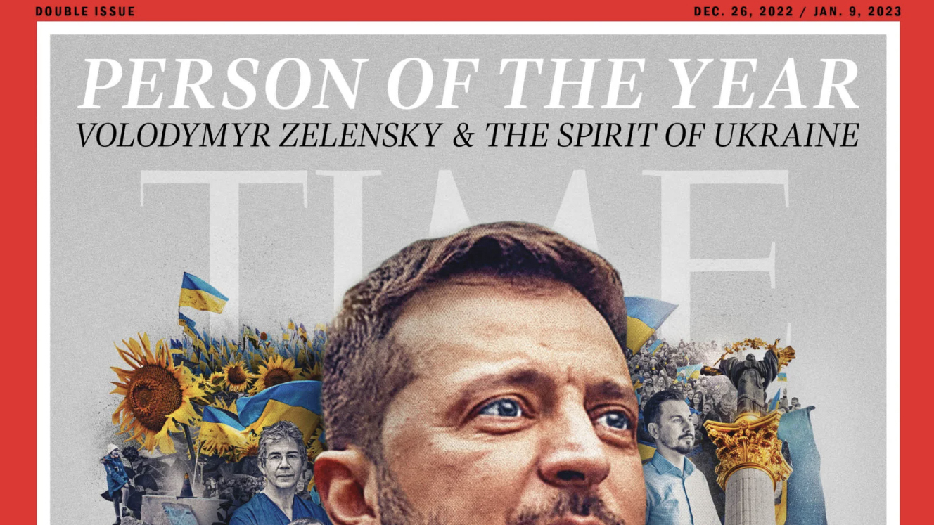 Zelenskyy and the spirit of Ukraine are 'Time' magazine's 2022 Person