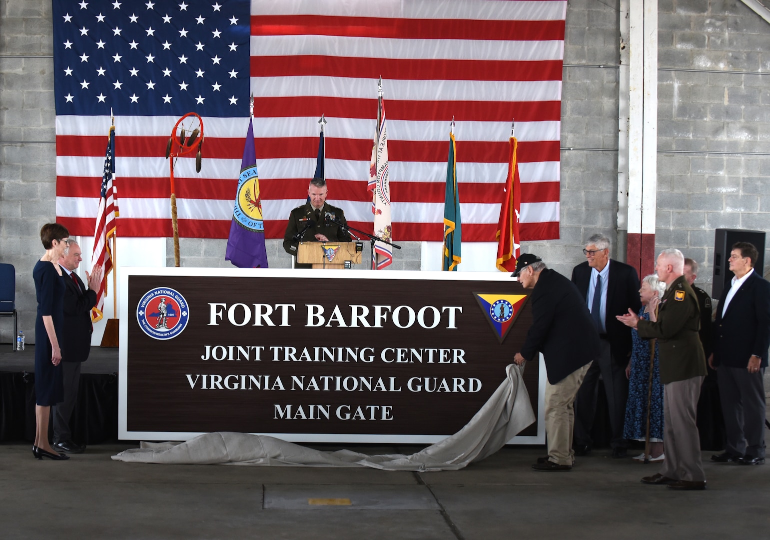 Va. National Guard installation officially redesignated Fort Barfoot ...