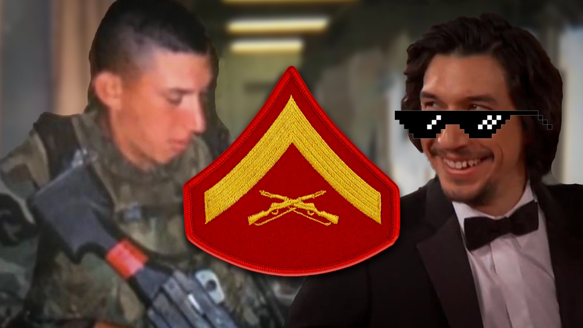 ‘F—k you, I don’t know’ Marine vet Adam Driver delivers lance corporal