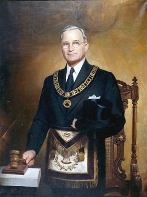 Truman portrait masonic regalia
