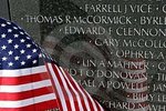 American flag reflection vietnam wall 5084696