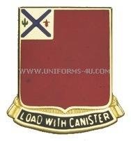 U army 172 field artillery arng new hampshire unit crest 10508