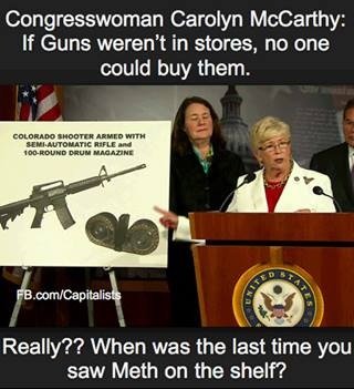 If guns weren't in stores
