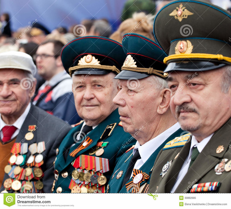 Saint petersburg russia may old veteran wwii decorate decorated orders medals festivities devoted to 30892685