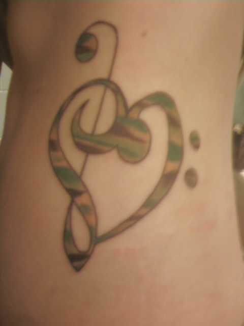 Clef tattoo
