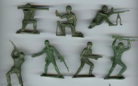 Little green army men