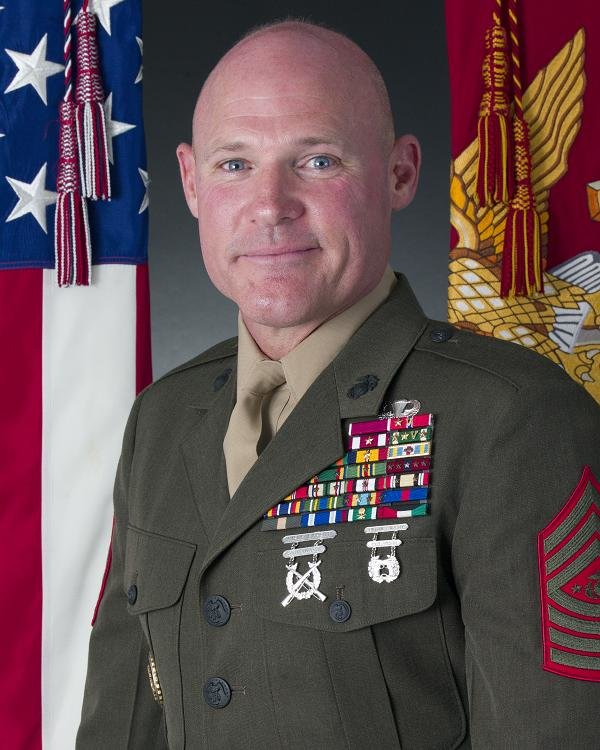 17th sergeant major of the marine corps micheal p. barrett