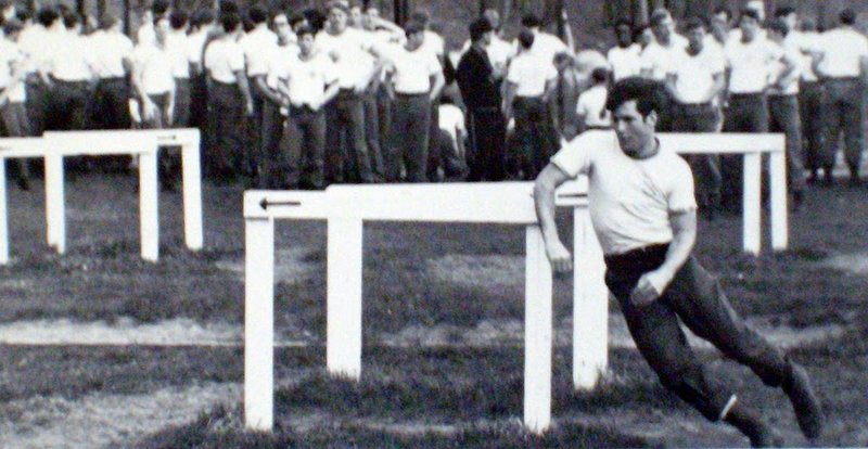 Anybody remember the run  dodge  and jump on the army pt test 