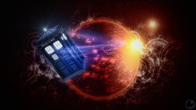 Tardis leaving 2 by guile93 d5rd9hl