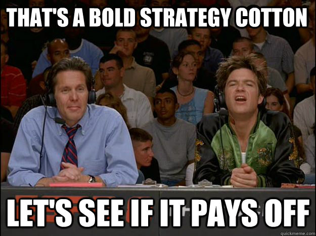 Bold strategy cotton