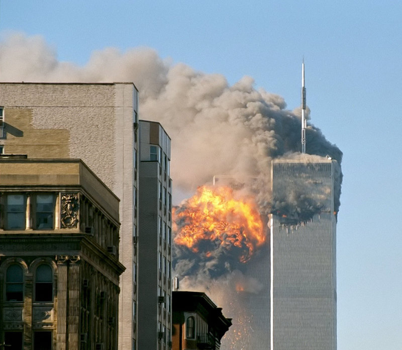 Ua flight 175 hits wtc south tower 9 11 edit