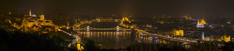 Panoramic view of budapest 2014