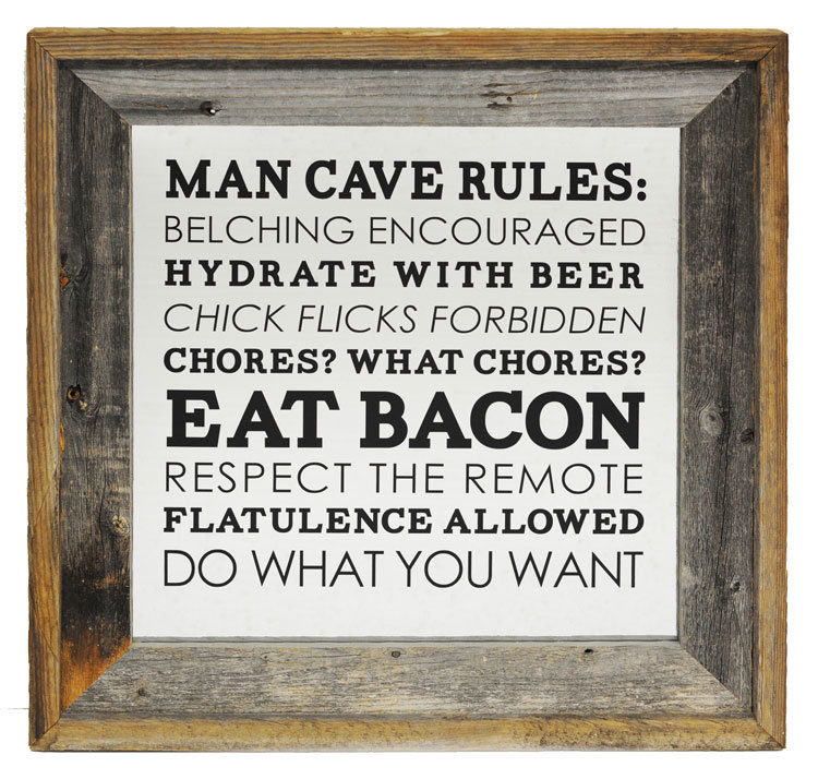 Man cave rules