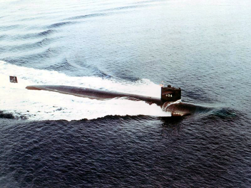 Uss permit %28ssn 594%29turning