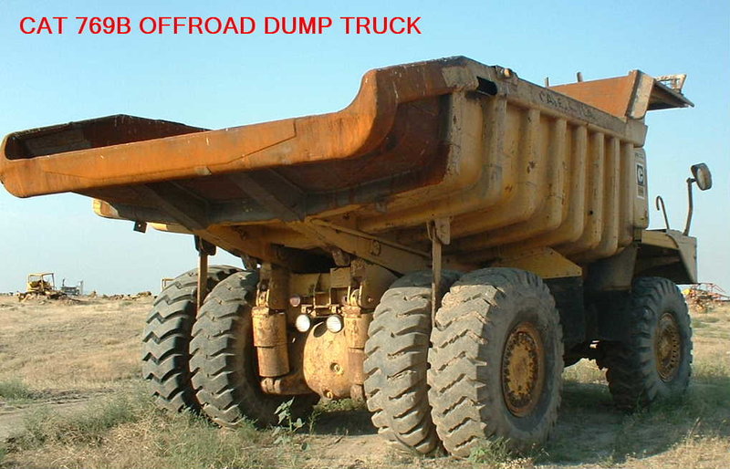 Cat 769b dump truck