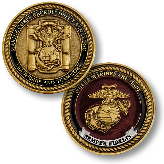 Mcrd san diego challenge coin