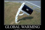 Demotivational posters global warming