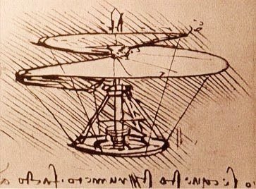 Leonardo da vinci helicopter