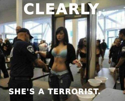 22excuse me miss but i have to do a random strip search 22