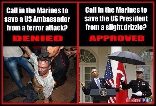 Obama marine amb steven benghazi