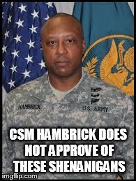 Csm hambrick not approve