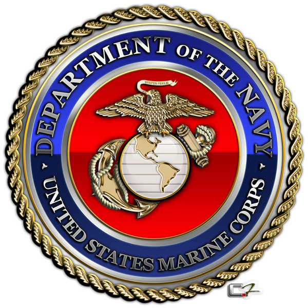 Us marine corps seal 2x2