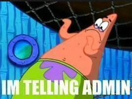 Prepare to have the ban hammer brought down upon you  85d0fb40aa97cb09efc2bf3133ba069b