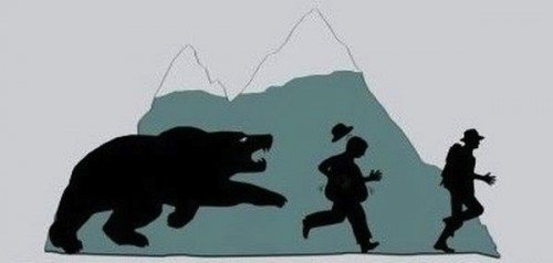Outrunning the bear