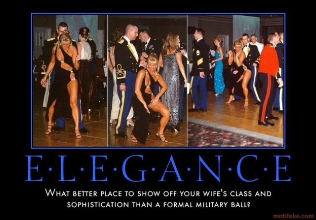 Elegance formal class military demotivational poster 1278059154