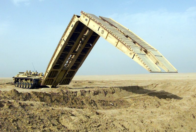 M60a1 armored vehicle landing bridge sm