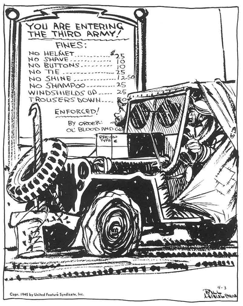 Bill mauldin willie and joe cartoon