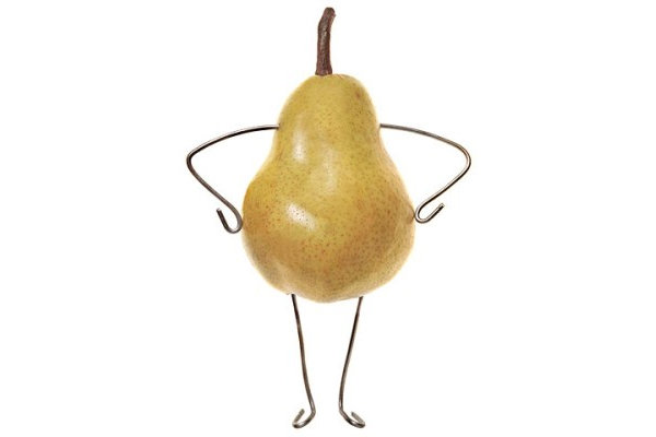 Pear shaped body