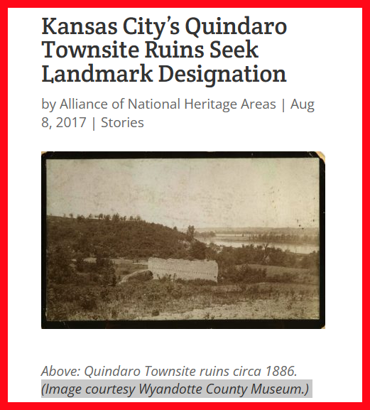 Quindaro Ruins in Kansas City, Kansas, are one step closer to National